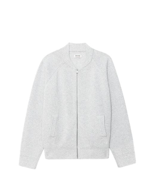 Zadig & Voltaire White Gweno Cardigan for men