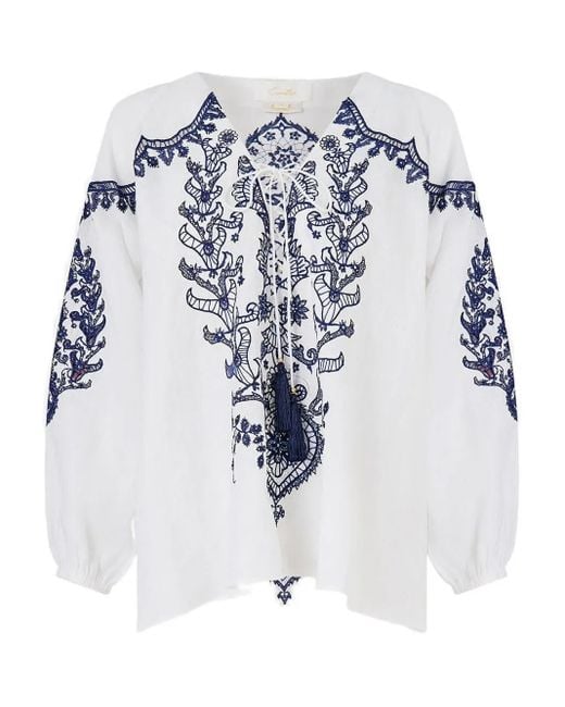 Camilla Isnik Lullaby Blouse Blue