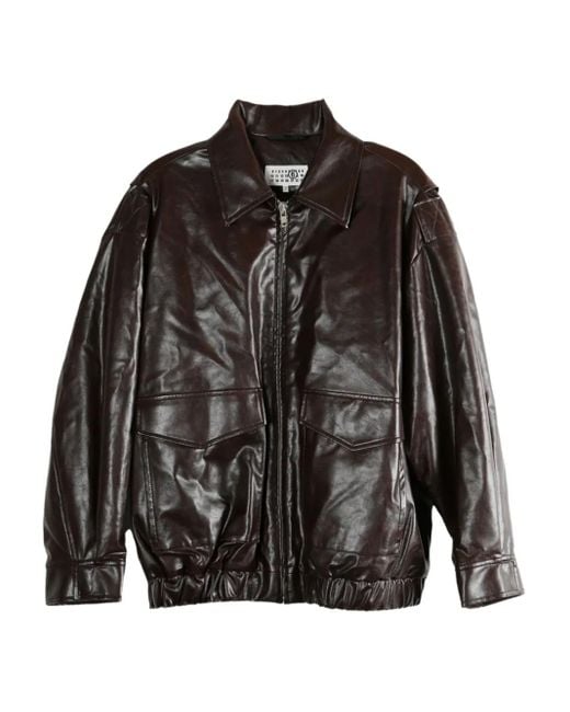 MM6 by Maison Martin Margiela Black Flap-Pockets Jacket