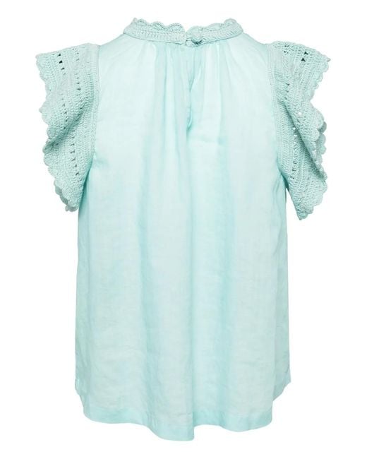 Ulla Johnson Green Kai Blouse