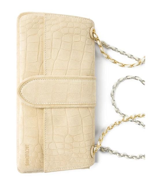 Jacquemus White The Bambino Chaine Bag