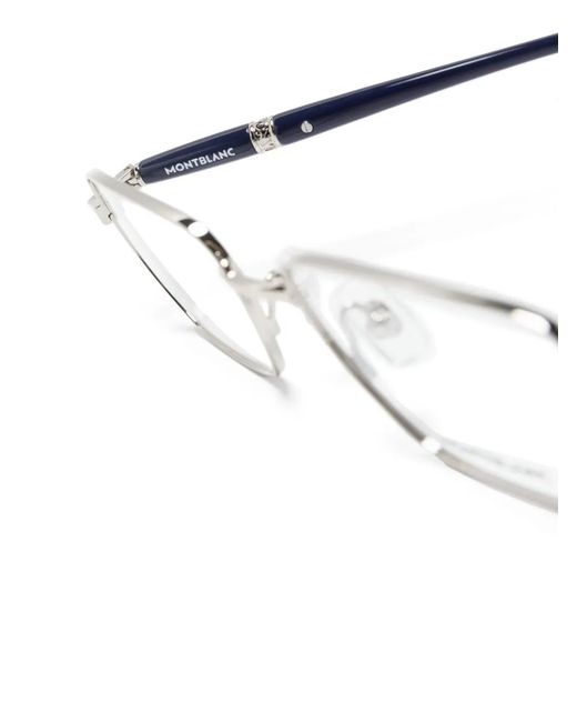 Montblanc Natural Rectangle-Frame Glasses for men