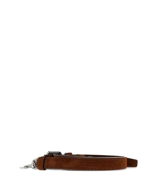 Moschino Brown Belted Top-Handle Tote Bag
