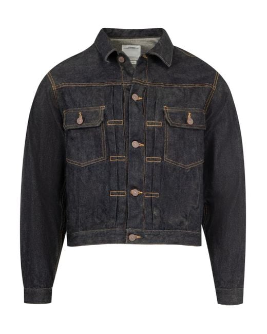 メンズ Visvim デニムジャケット Black