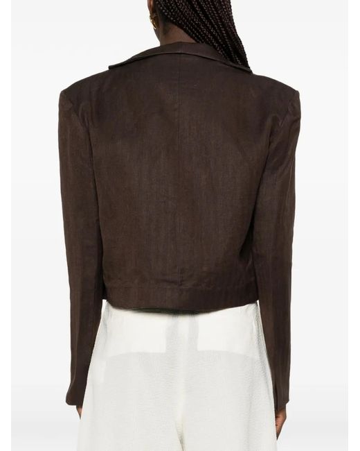 BATAKOVIC Belgrade Brown Cropped Blazer