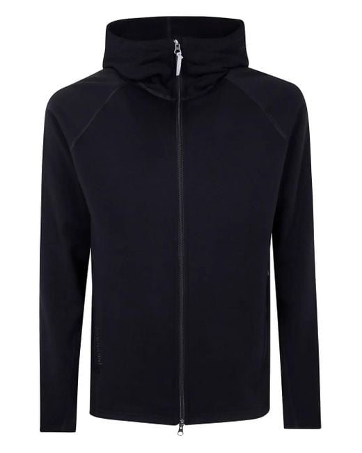 Houdini Sportswear Men's Blue Zip-Up Hooded Jacket