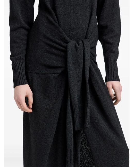 Proenza Schouler Black Luca Midi Dress