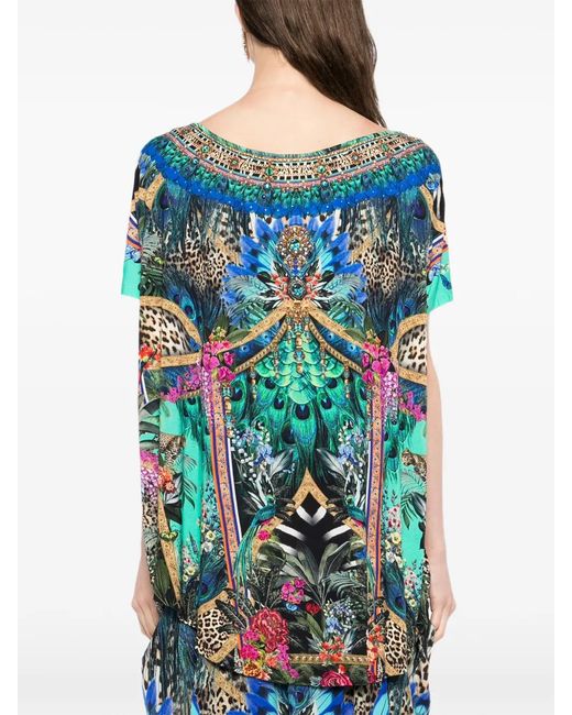 Camilla Blue Animal Alchemy Loose-Fit T-Shirt