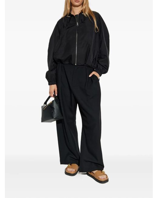 Loewe Black Hooded Blouson Jacket