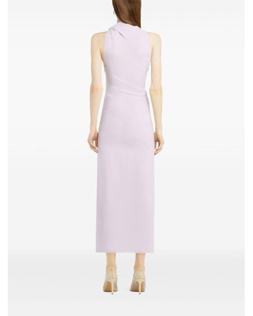 Courreges Pink Draped Maxi Dress