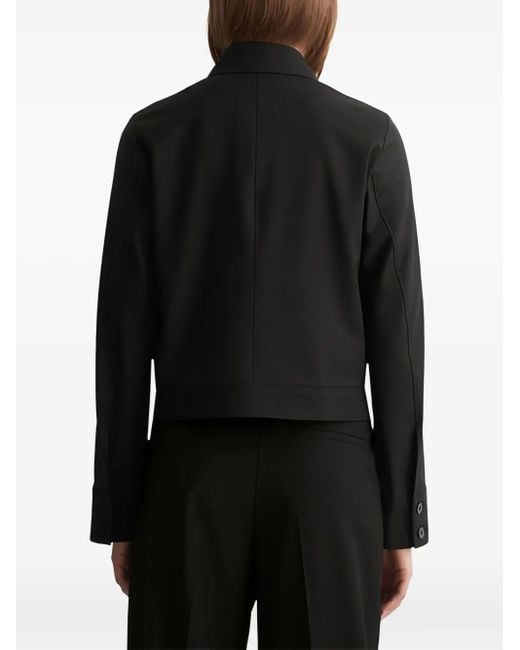 Marc O' Polo Black Button-Up Cropped Jacket