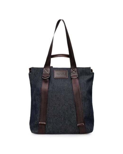 Guess Black Oslo Tote Bag for men
