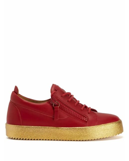 Giuseppe Zanotti Red Gail Sneakers