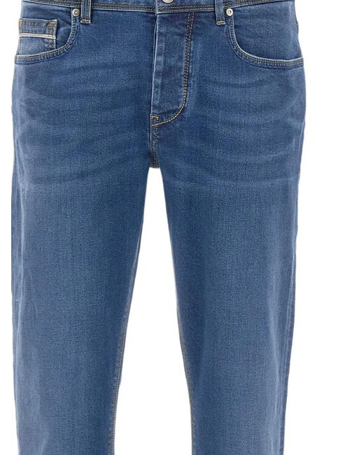Re-hash Blue Rubens-B Slim-Fit Jeans for men