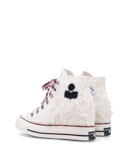 Converse X Isabel Marant Chuck 70 Sneakers Met Sleehak in het Wit Lyst NL