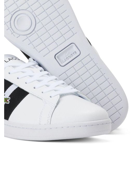 Lacoste White Carnaby Leather Sneakers for men