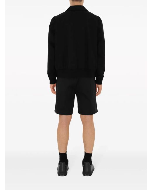 Burberry Black Cotton Bermuda Shorts for men