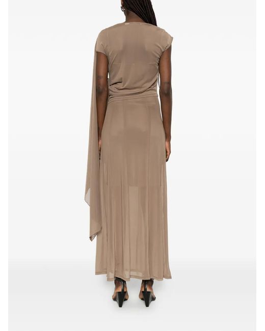 Gestuz Natural Draped Maxi Dress