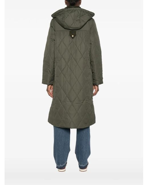 Barbour Gewatteerde Jas in het Green