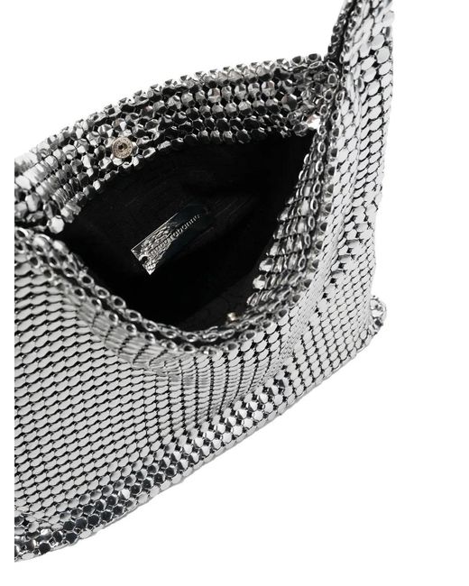 Rabanne White Chainmail Tote Bag