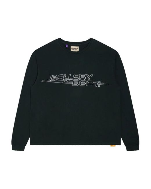 GALLERY DEPT. Black Long-Sleeve Sweatshirt