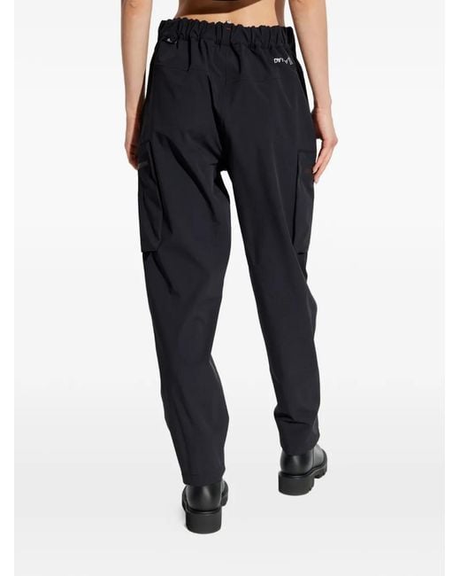 Moncler Blue Pantalon Day-Namic À Poches Cargo
