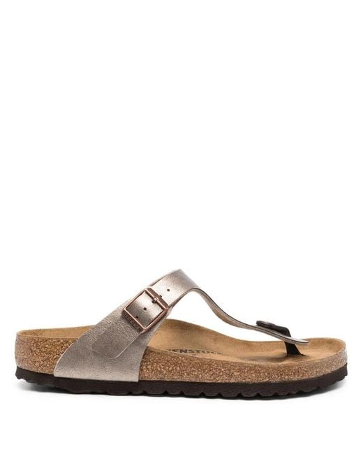 Birkenstock Brown Gizeh Thong Sandals