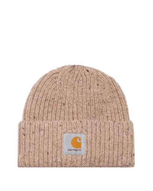 Gorro Anglistic de canalé Carhartt de color Natural