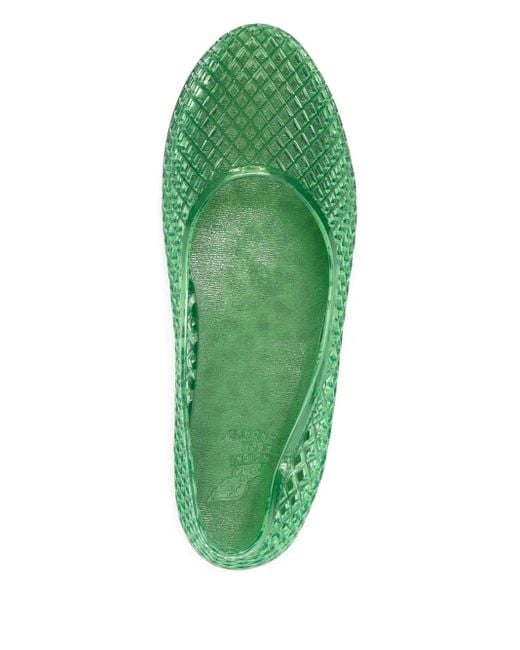 Ancient Greek Sandals Green Iro Ballet Flats