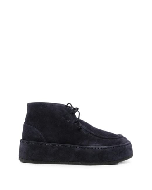 Agl Attilio Giusti Leombruni Blue Lace-Up Fastening Boots