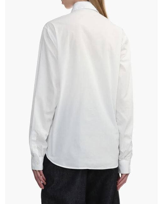 N°21 White Sequin-Embellished Shirt