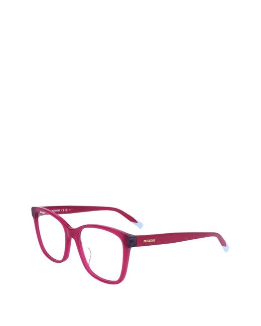 Missoni Pink Square-Frame Glasses