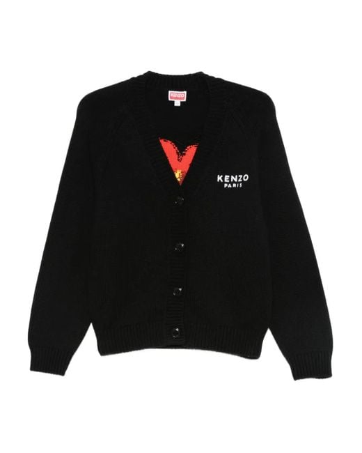 KENZO Boke Flower カーディガン Black