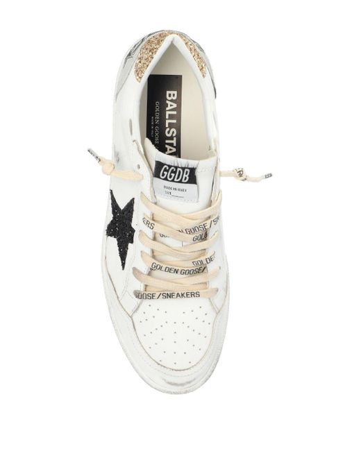 Golden Goose Deluxe Brand White Ball Star Leather Sneakers