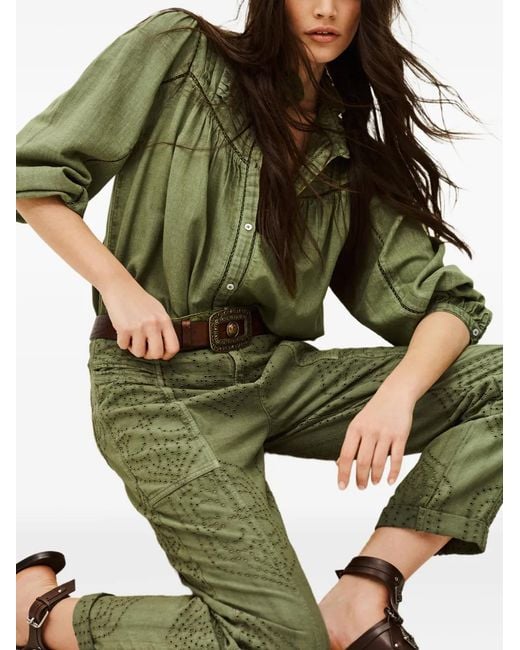 Ba&sh Green Giany Trousers