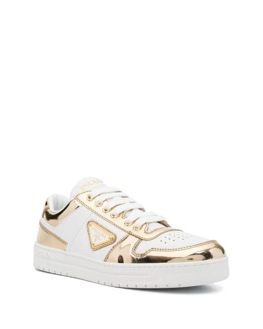 Prada White Downtown Sneakers