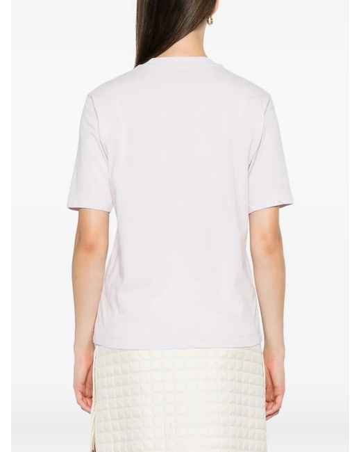 Moncler White T-Shirts And Polos