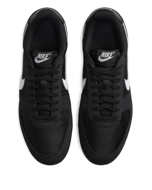 Nike Black Field General Swoosh Sneakers