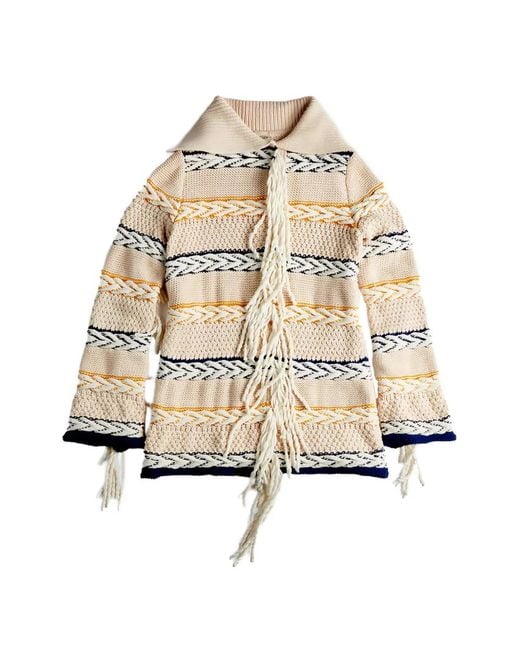 Tod's Gestreept Vest in het White