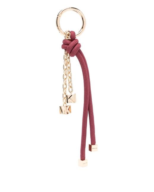 Michael Kors White Cord Bag Charm