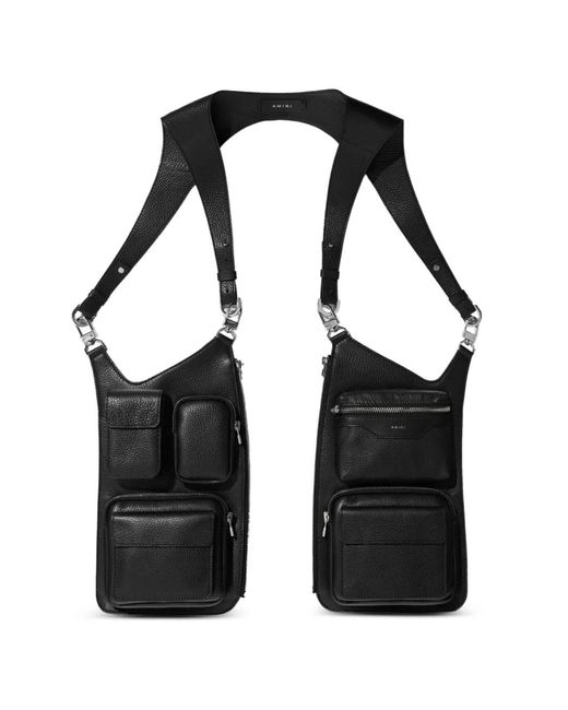 Amiri Black Harness Bag 2.0 for men