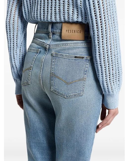 Peserico Blue Five-Pocket Jeans