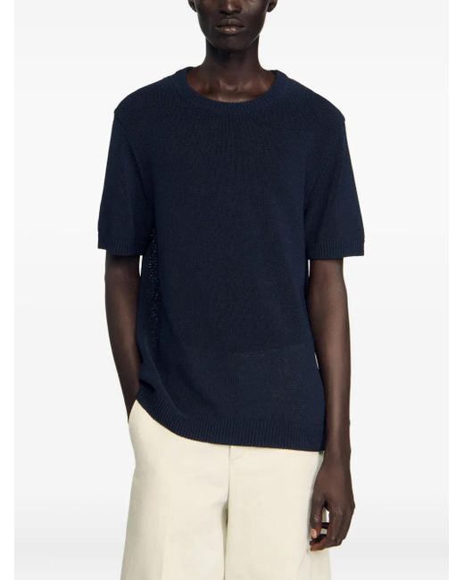 Maglione Girocollo di Sandro in Blue da Uomo