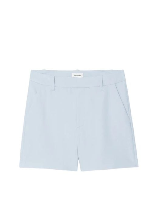 Zadig & Voltaire Blue Tailleur Shorts