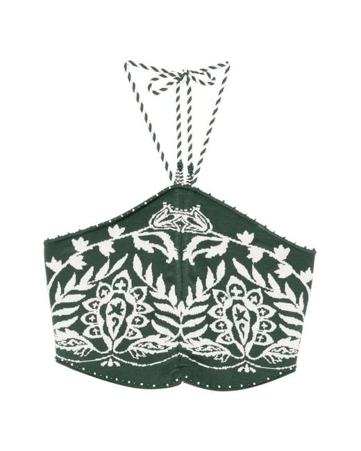 Farm Rio Green Miranda Top