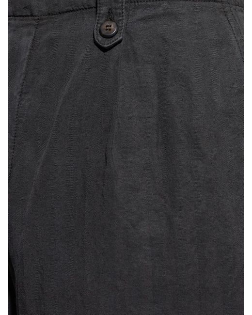 Eleventy Gray Lyocell Shorts for men