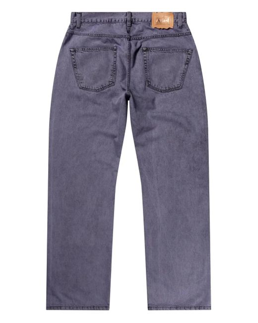 Aries Blue Acid-Wash Jeans