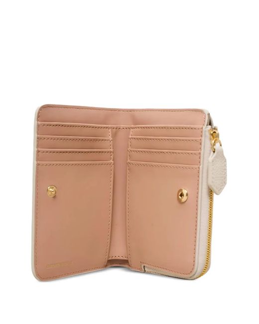 Emporio Armani Natural Zip-Around Leather Wallet