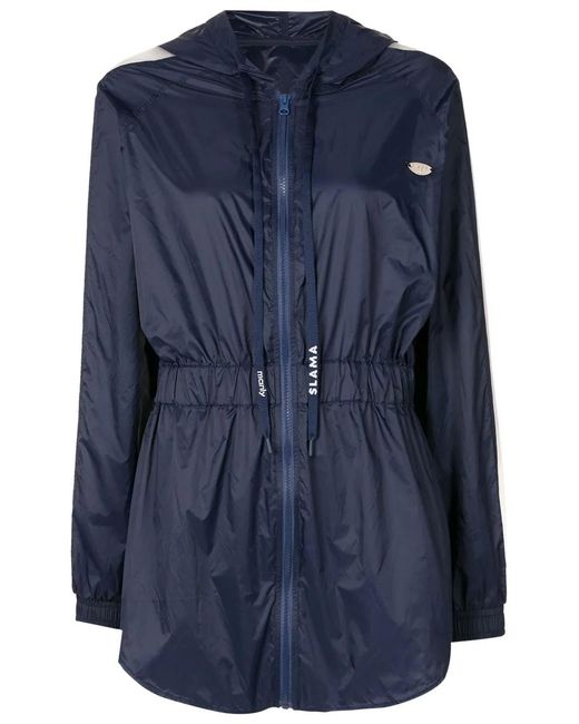 Amir Slama Blue Slama Gym + Manly Hooded Lightweight Jacket
