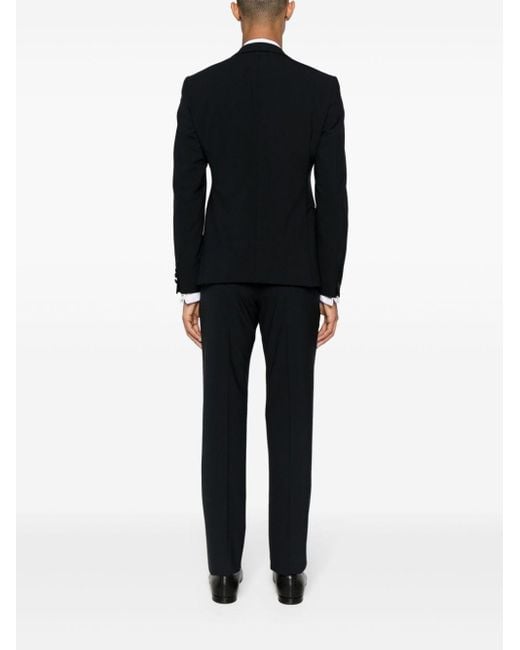 Emporio Armani Black Single-breasted Suit for men